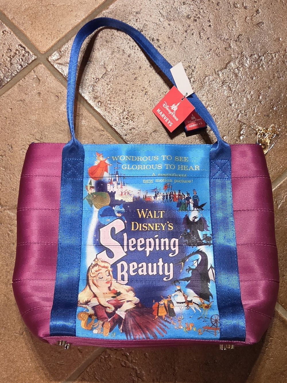 Harveys Disney Parks Sleeping Beauty Medium Poster Tote Bag